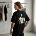 Camiseta Oversized Copa do Mundo 2026 preta Ronaldinho