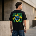 Camiseta Oversized Copa do Mundo Jeses Love You